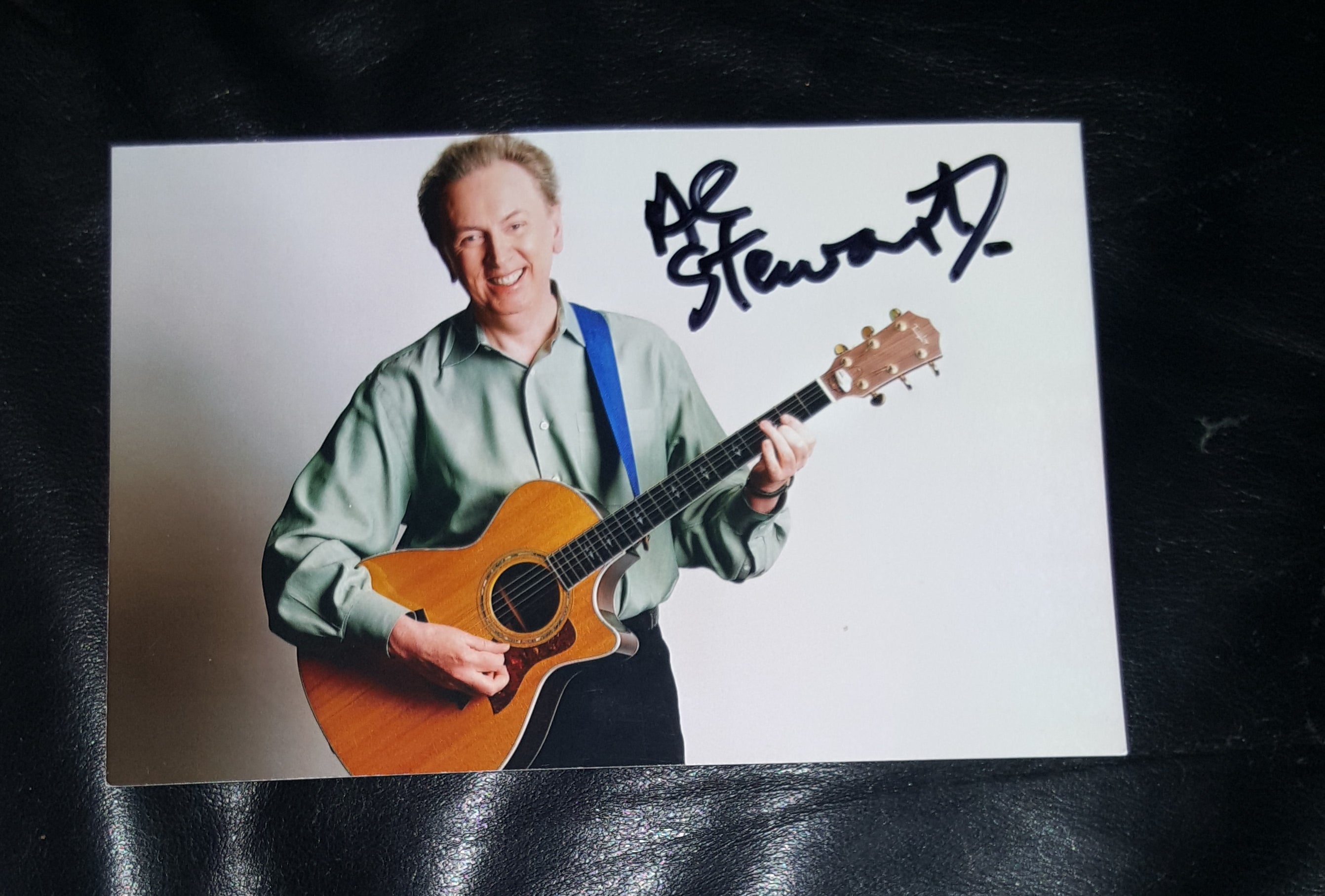 SINGER AL STEWART HAND SIGNED 4X6 PHOTO