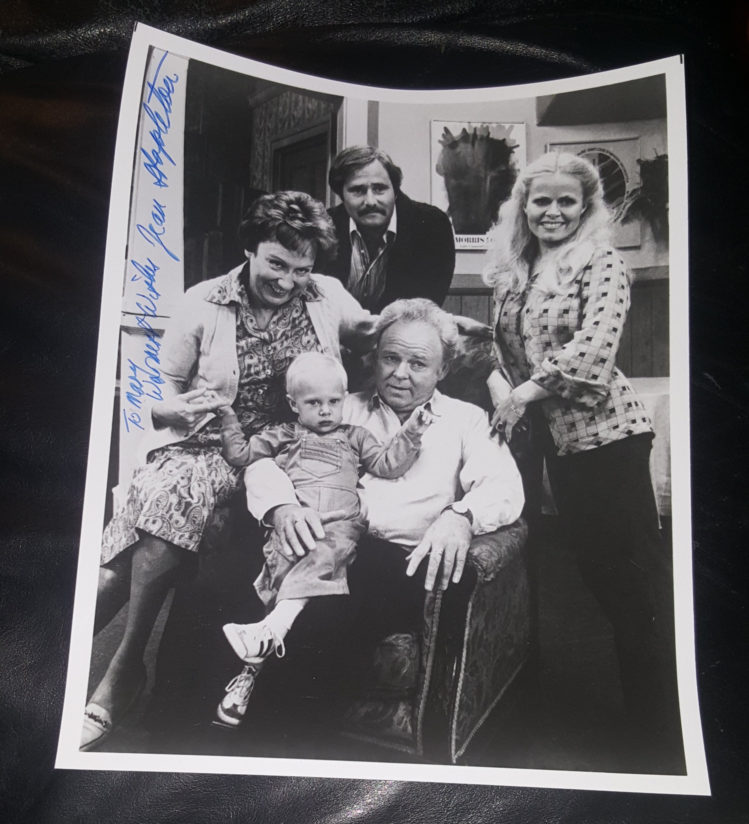 ACTRESS JEAN STAPLETON HAND SIGNED 8X10 VINTAGE ALL IN THE FAMILY CAST PHOTO D.2013