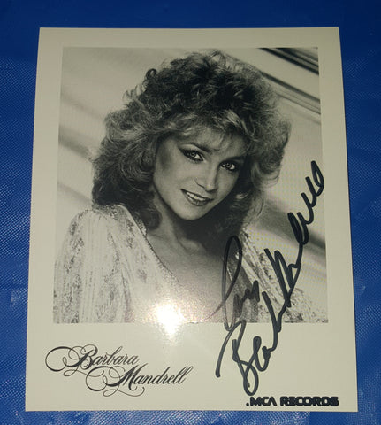 COUNTRY MUSIC GREAT BARBARA MANDRELL HAND SIGNED 5X7" PHOTO