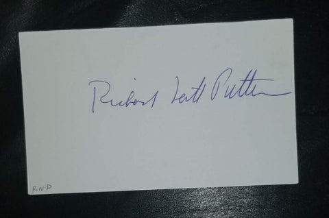 AUTHOR RICHARD NORTH PATTERSON HAND SIGNED CARD
