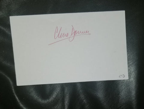 LEGENDARY BRITISH DIRECTOR CLIVE DONNOR HAND SIGNED CARD D.2010