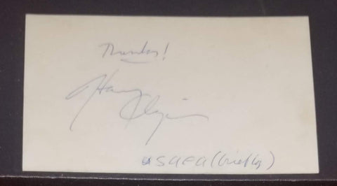 RARE FOLK ROCK GREAT HARRY CHAPIN HAND SIGNED PAGE D.1981