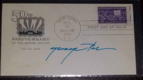 HUNGARIAN FILM DIRECTOR GEORGE PAL HAND SIGNED FDC FIRST DAY COVER D.1980