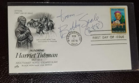 BLACK PANTHER ACTIVIST BOBBY SEALE HAND SIGNED FDC FIRST DAY COVER