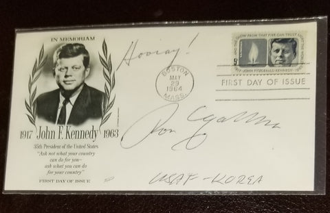 PIONEER PAPARAZZO RON GALELLA HAND SIGNED FDC FIRST DAY COVER