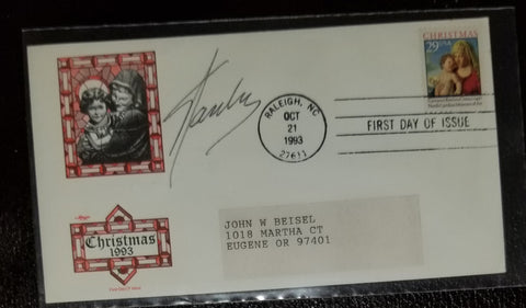 COMIC LEGEND STAN LEE HAND SIGNED FDC FIRST DAY COVER RIP