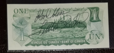 ROCK PIONEER LITTLE RICHARD HAND SIGNED CANADIAN ONE DOLLAR BILL RIP