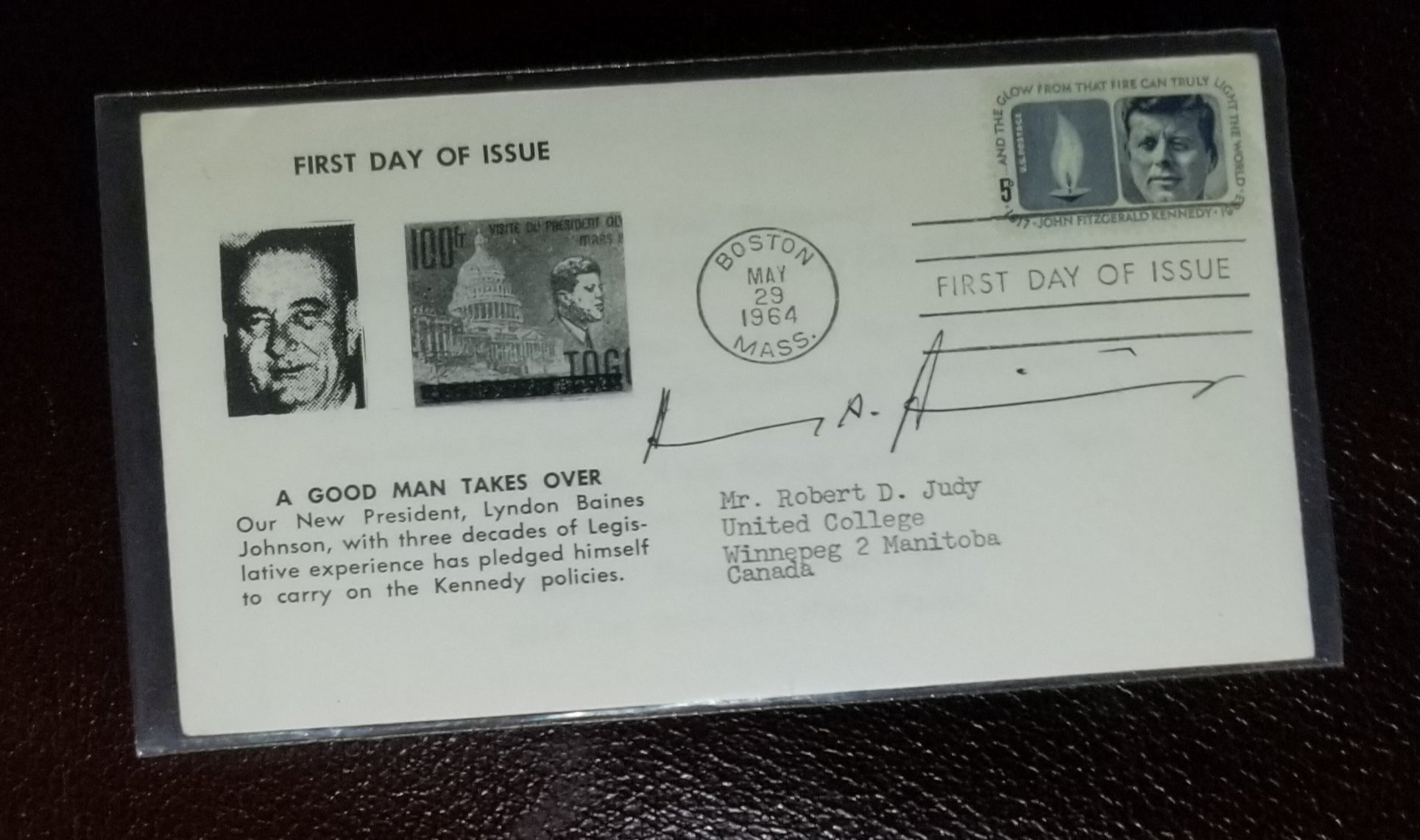 AMERICAN DIPLOMAT HENRY KISSINGER HAND SIGNED FDC FIRST DAY COVER