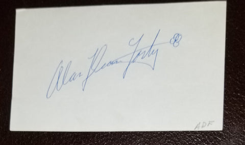 SCI-FI FANTASY AUTHOR ALAN DEAN FOSTER HAND SIGNED CARD