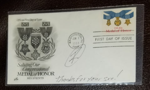 FOX MOTIVATIONAL SPEAKER ROBERT O'NEILL HAND SIGNED FDC FIRST DAY COVER KILLED BIN LADEN?