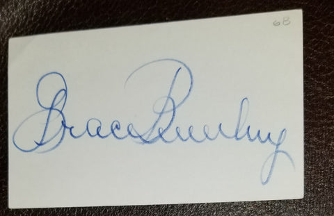 OPERA LEGEND GRACE BUMBRY HAND SIGNED CARD