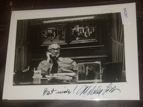 AMERICAN ENTREPRENEUR MALCOLM FORBES HAND SIGNED 8X10 PHOTO D.1990