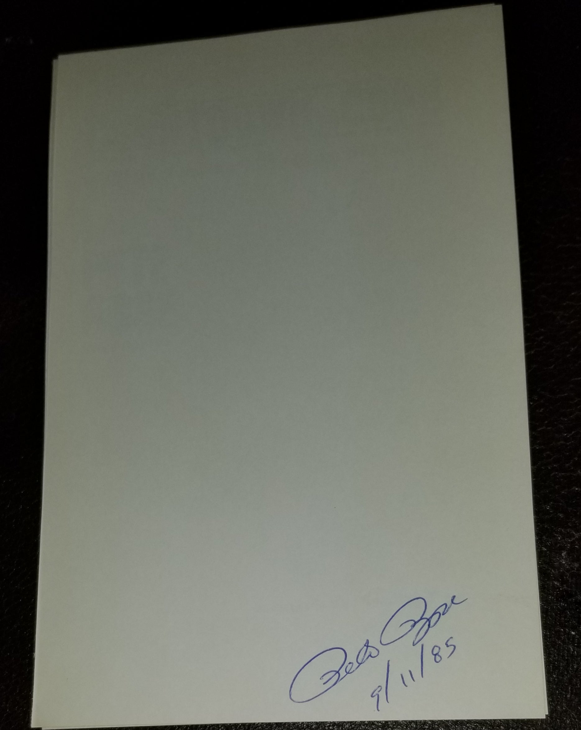 "THE HIT KING" BASEBALL GREAT PETE ROSE HAND SIGNED BOOK PAGE