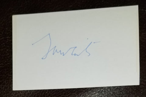 AMERICAN SINGER TOM WAITS HAND SIGNED CARD