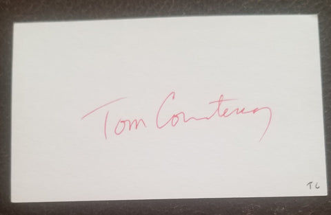 ENGLISH ACTOR TOM COURTENAY HAND SIGNED CARD DOCTOR ZHIVAGO