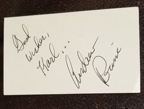 AMERICAN CHARACTER ACTOR ANDREW PRINE HAND SIGNED CARD