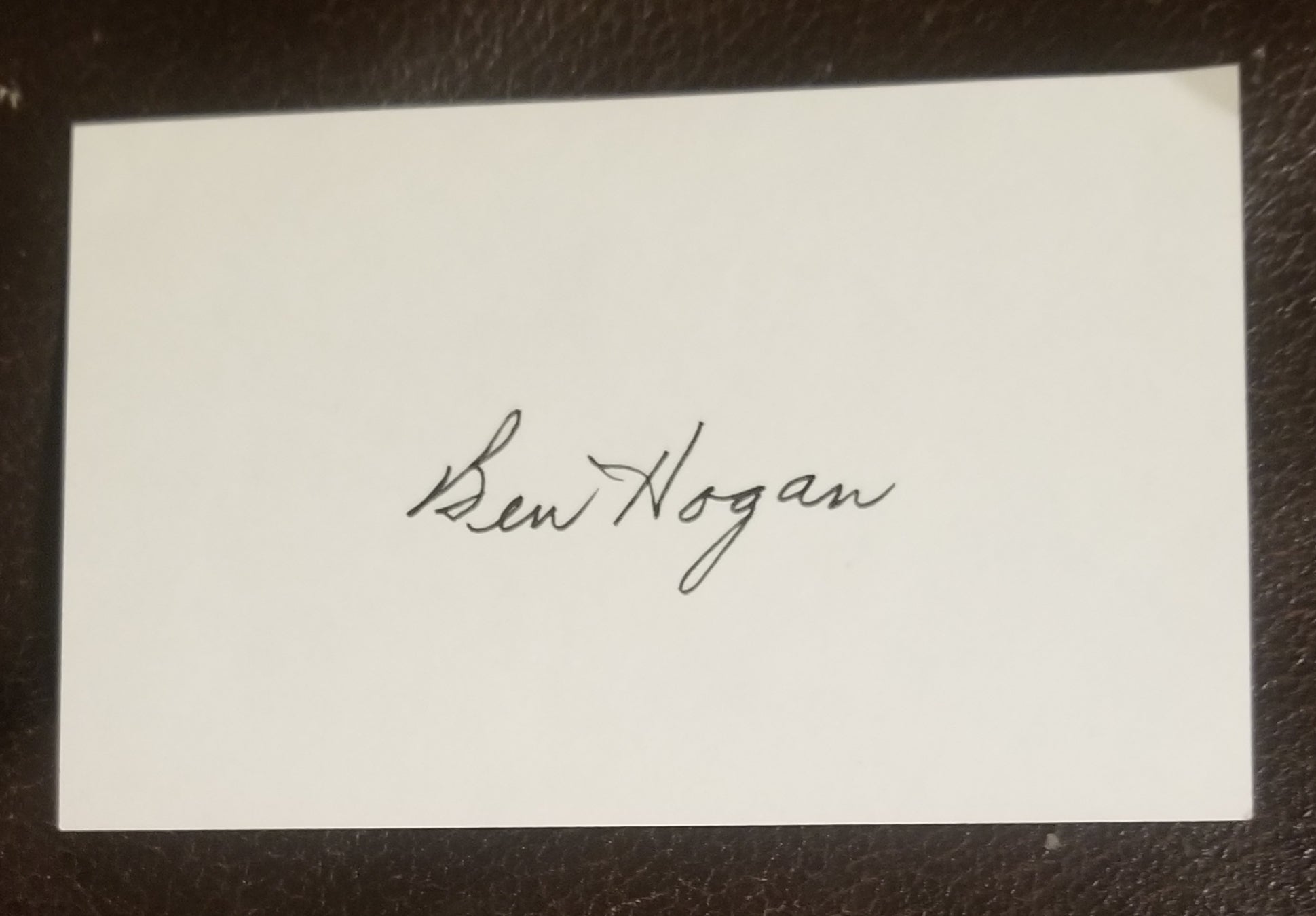 ben hogan signature