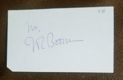 DELIVERANCE DIRECTOR JOHN BOORMAN HAND SIGNED CARD