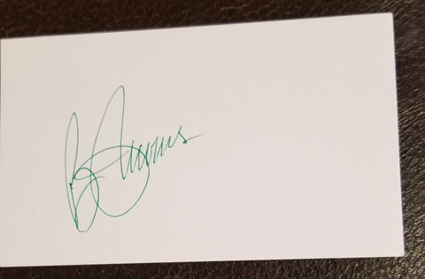 POP COUNTRY SINGER B.J. THOMAS HAND SIGNED CARD RIP