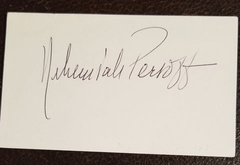 LONG TIME ACTOR NEHEMIAH PERSOFF HAND SIGNED CARD