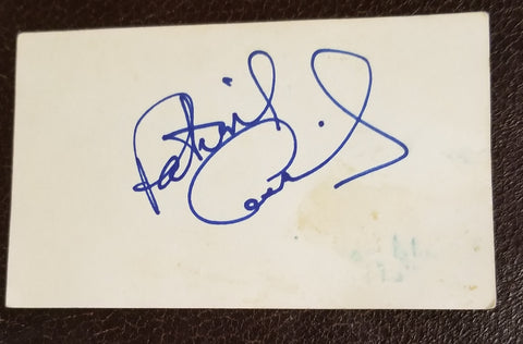 ACTOR PATRICK CASSIDY HAND SIGNED CARD