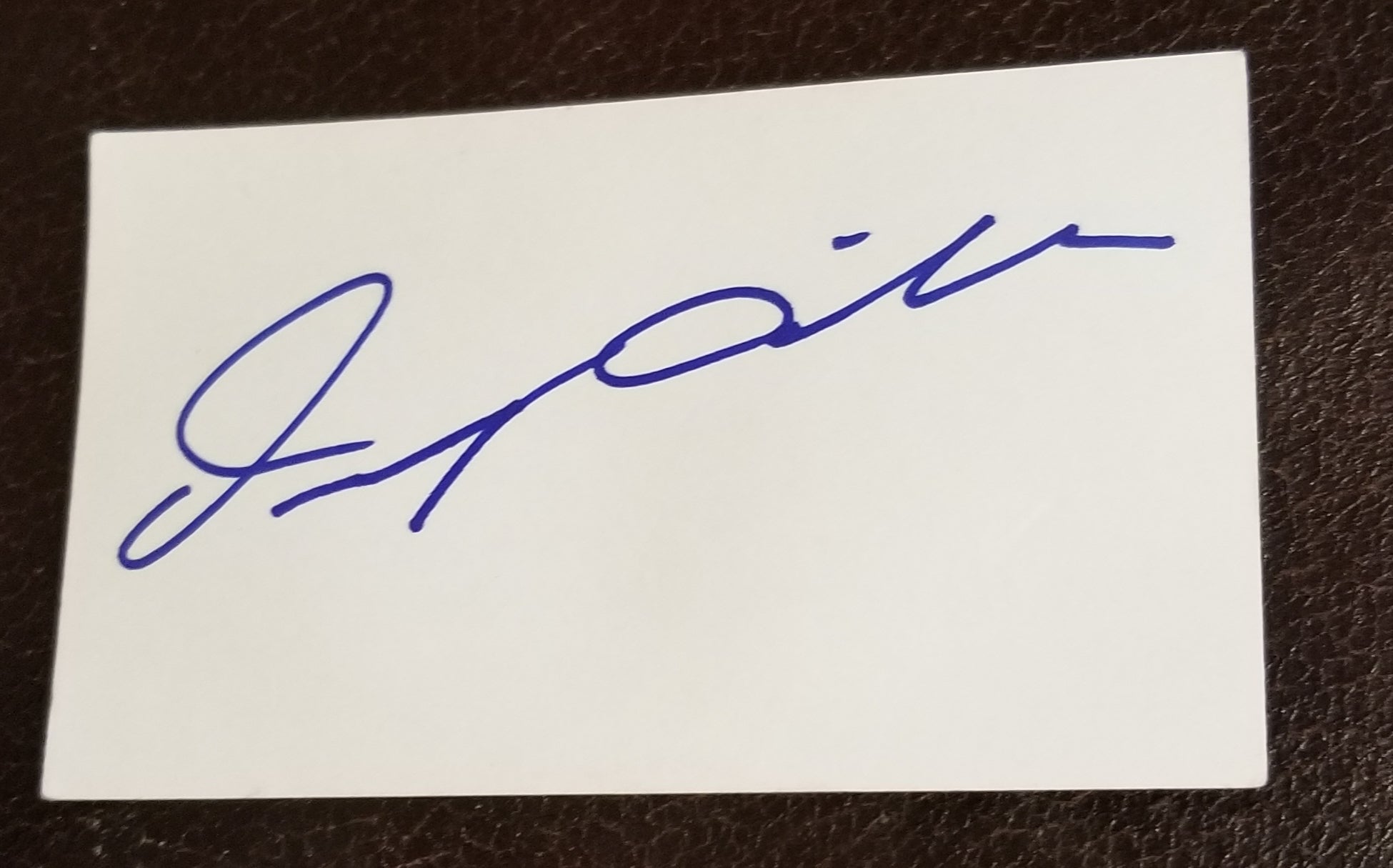 "DO THE RIGHT THING" ACTOR DANNY AIELLO HAND SIGNED CARD D.2019