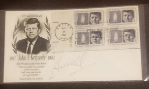 HOLLYWOOD PHOTOGRAPHER GEORGE HURRELL HAND SIGNED FDC FIRST DAY COVER D.1992