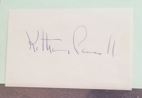 AMERICAN THEATRE ACTRESS KATHERINE CORNELL HAND SIGNED CUT SIGNATURE D.1974