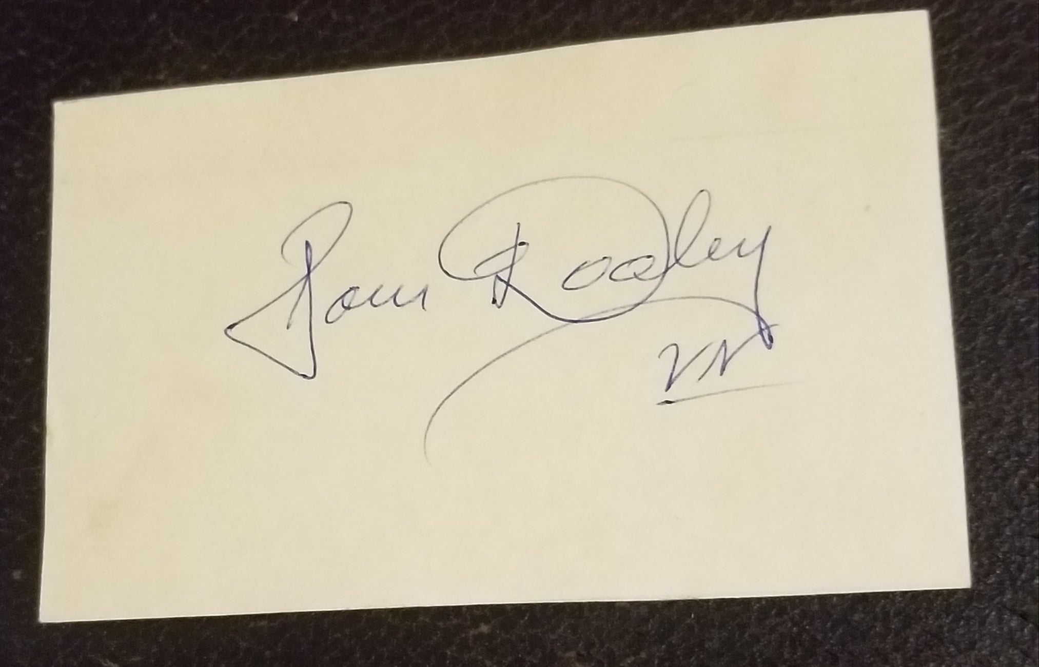 DR. TOM DOOLEY VIETNAM CIA AGENT HAND SIGNED CARD D.1961