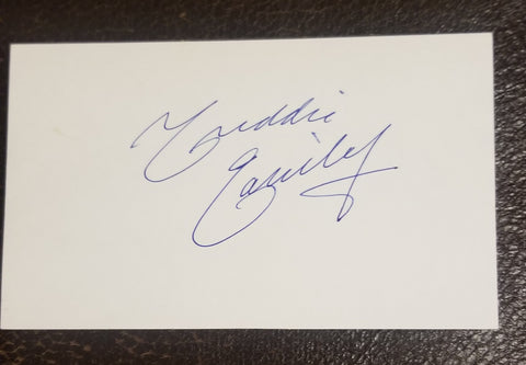 SINGER FREDDIE GARRITY (FREDDIE AND THE DREAMERS) HAND SIGNED CARD D.2006