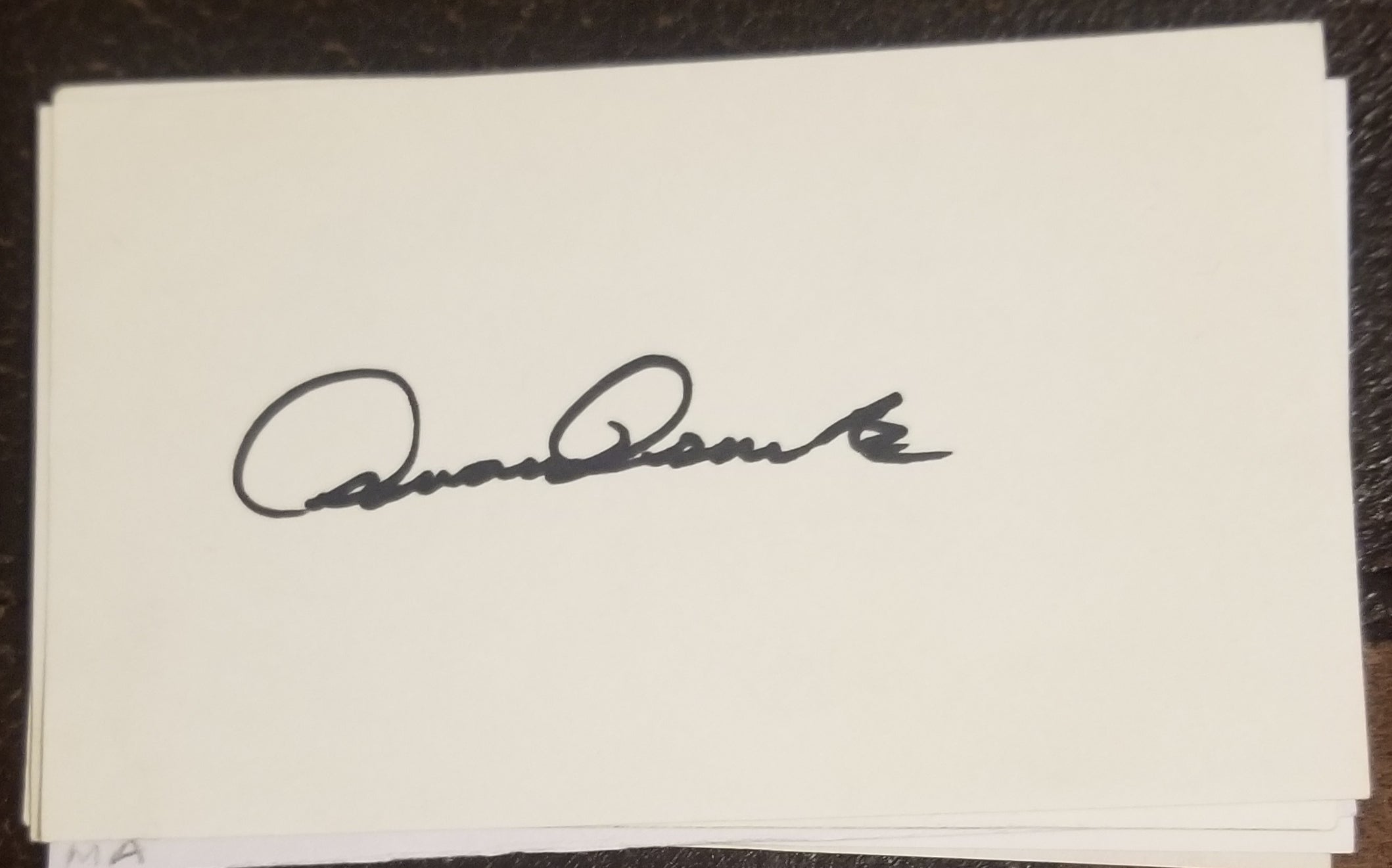 GOTTI ACTOR ARMAND ASSANTE HAND SIGNED CARD