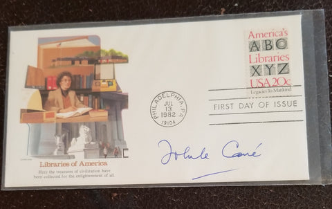 "TINKER TAILOR SOLDIER SPY" AUTHOR JOHN LE CARRE HAND SIGNED FDC FIRST DAY COVER D.2020