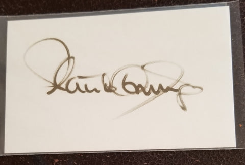 SPANISH OPERA SINGER PLACIDO DOMINGO HAND SIGNED CARD