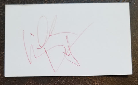 ACTOR WILLEM DAFOE HAND SIGNED CARD