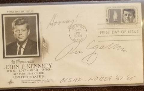 PAPARAZZO PHOTOGRAPHER RON GALELLA HAND SIGNED FDC FIRST DAY COVER RIP