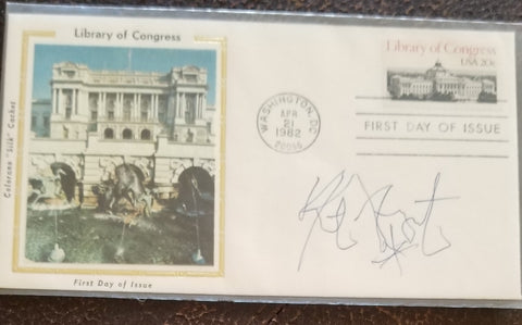 AUTHOR KURT VONNEGUT HAND SIGNED FDC FIRST DAY COVER D.2007