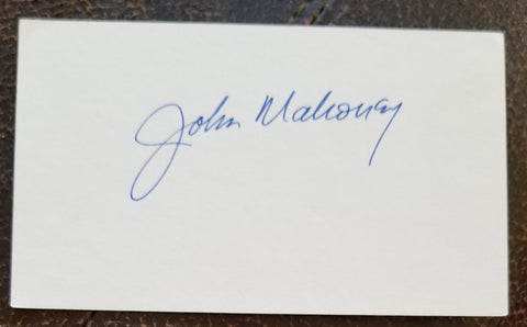 FRASIER ACTOR JOHN MAHONEY HAND SIGNED CARD D.2018