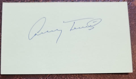 COUNTRY SINGER CONWAY TWITTY HAND SIGNED CARD D.1993