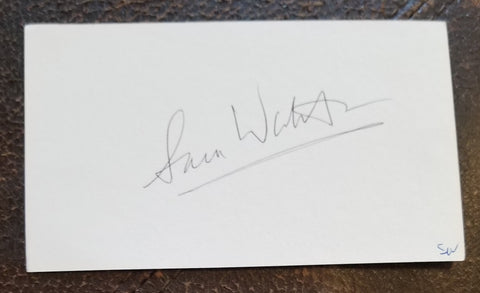 ACTOR SAM WATERSTON HAND SIGNED CARD