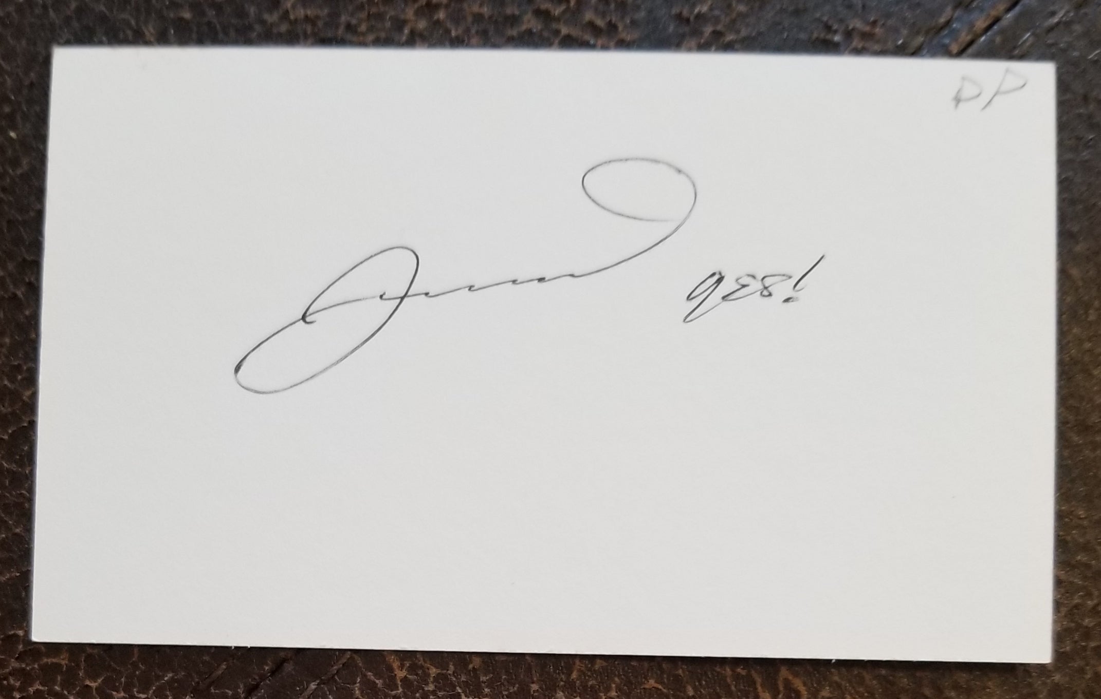 RETIRED RACING GREAT DANICA PATRICK HAND SIGNED CARD