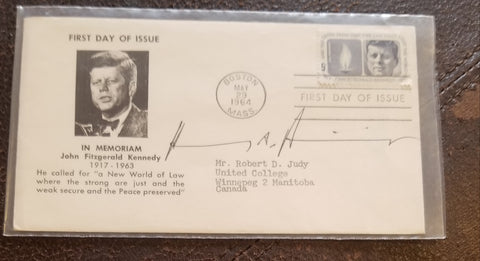 DIPLOMAT AND POLITICIAN HENRY KISSINGER HAND SIGNED FDC FIRST DAY COVER