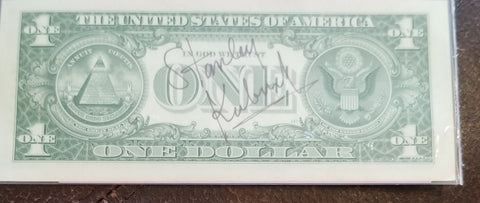 DIRECTOR STANLEY KUBRICK HAND SIGNED ONE DOLLAR SILVER CERTIFICATE D.1999