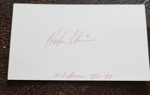 SPECULATIVE FICTION AUTHOR HARLAN ELLISON HAND SIGNED CARD D.2018