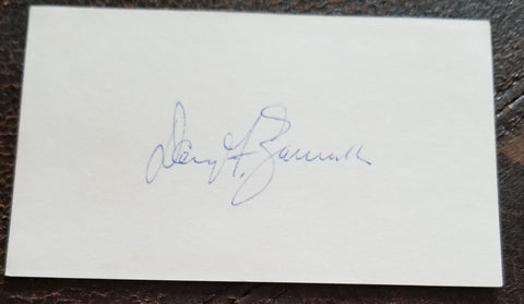 FILM PRODUCER AND STUDIO EXECUTIVE DARRYL F. ZANUCK HAND SIGNED CARD D.1979