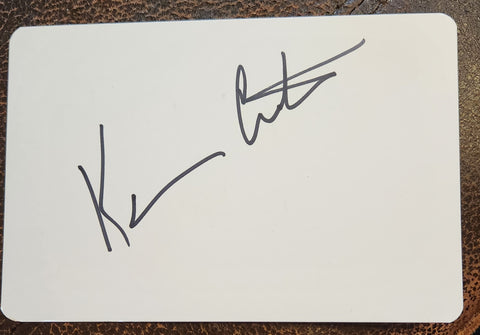 YELLOWSTONE STAR KEVIN COSTNER HAND SIGNED CARD
