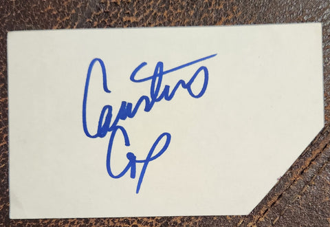 "FRIENDS" STAR COURTNEY COX HAND SIGNED CARD