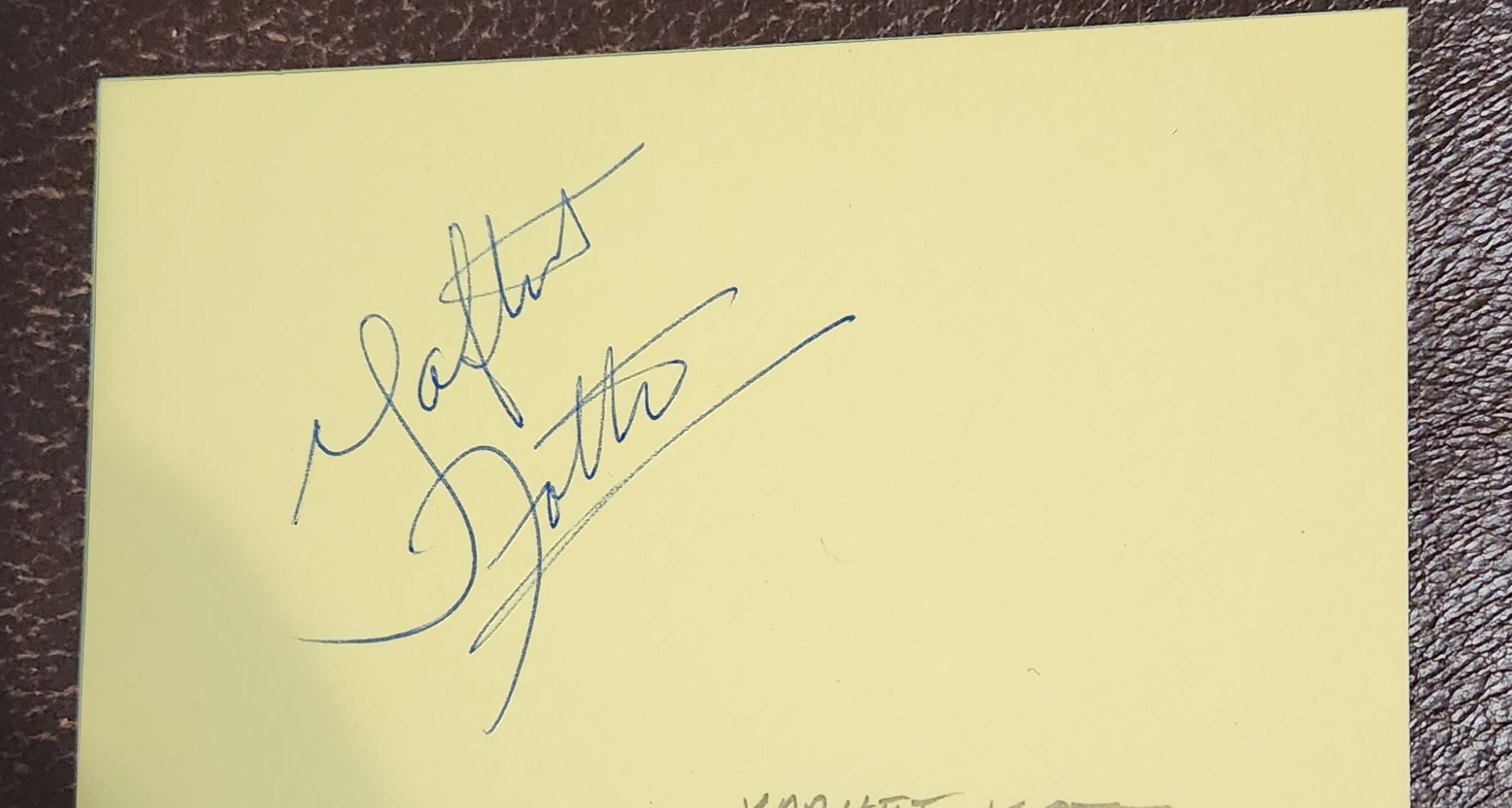 ALIEN ACTOR YAPHET KOTTO HAND SIGNED CARD D.2021