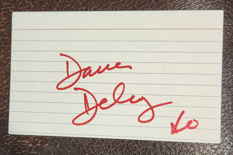 ACTRESS DANA DELANEY HAND SIGNED CARD