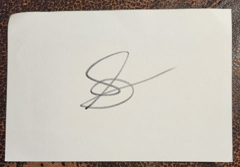 ACTOR COMEDIAN SETH ROGEN HAND SIGNED CARD