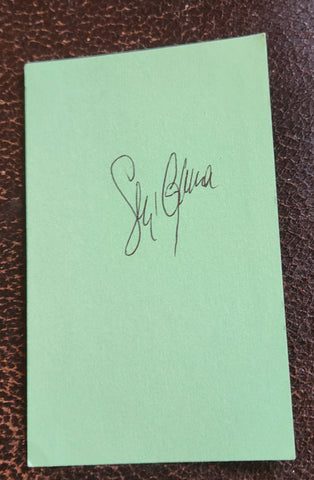 LEGENDARY COMPOSER SEIJI OZAWA HAND SIGNED CARD